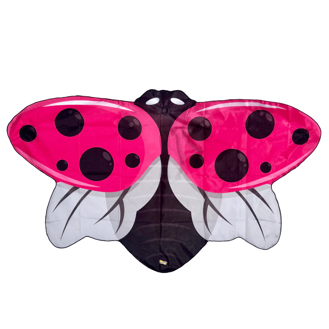 Pink Dress Up Ladybug Wings - Image 3